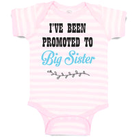 Baby Clothes I'Ve Been Promoted to Big Sister Style B Baby Bodysuits Cotton