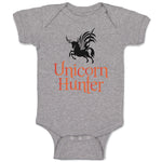 Baby Clothes Unicorn Hunter Style A Funny Humor Baby Bodysuits Boy & Girl Cotton