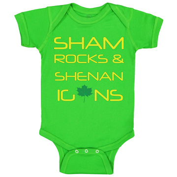 Baby Clothes Sham Rocks Shenanigans Style A Funny Humor St Patrick's A Cotton