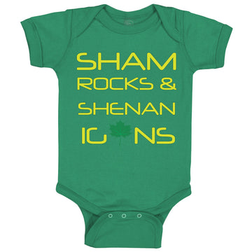 Baby Clothes Sham Rocks Shenanigans Style A Funny Humor St Patrick's A Cotton
