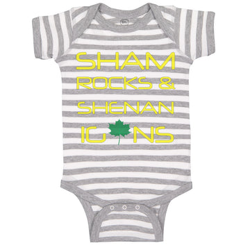 Baby Clothes Sham Rocks Shenanigans Style A Funny Humor St Patrick's A Cotton