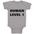 Baby Clothes Human Level 1 Gamer Geek Nerd Funny Humor Baby Bodysuits Cotton