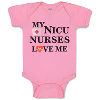 Baby Clothes My Nicu Nurses Love Me Baby Primie Funny Humor Baby Bodysuits