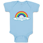 Baby Clothes Rainbow Hearts Funny Humor Baby Bodysuits Boy & Girl Cotton