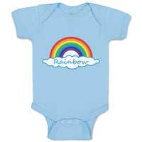 Baby Clothes Rainbow Hearts Funny Humor Baby Bodysuits Boy & Girl Cotton