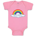 Baby Clothes Rainbow Hearts Funny Humor Baby Bodysuits Boy & Girl Cotton