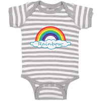 Baby Clothes Rainbow Hearts Funny Humor Baby Bodysuits Boy & Girl Cotton