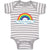 Baby Clothes Rainbow Hearts Funny Humor Baby Bodysuits Boy & Girl Cotton