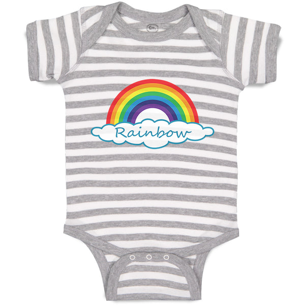 Baby Clothes Rainbow Hearts Funny Humor Baby Bodysuits Boy & Girl Cotton