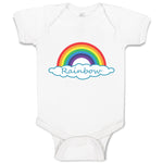 Baby Clothes Rainbow Hearts Funny Humor Baby Bodysuits Boy & Girl Cotton