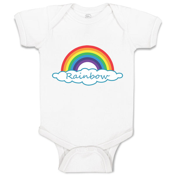 Baby Clothes Rainbow Hearts Funny Humor Baby Bodysuits Boy & Girl Cotton