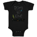 Baby Clothes Born to Love Music Baby Bodysuits Boy & Girl Newborn Clothes Cotton