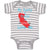 Baby Clothes My Aunt Uncle in California Love Me Baby Bodysuits Cotton
