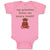 Baby Clothes My Grandma Loves Me Beary Much! Grandmother Grandma Baby Bodysuits