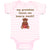 Baby Clothes My Grandma Loves Me Beary Much! Grandmother Grandma Baby Bodysuits