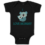 Baby Clothes I Love Mommy Cute Mom Mothers Day Baby Bodysuits Boy & Girl Cotton