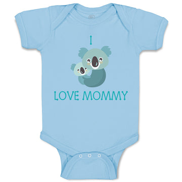 Baby Clothes I Love Mommy Cute Mom Mothers Day Baby Bodysuits Boy & Girl Cotton