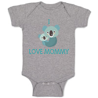Baby Clothes I Love Mommy Cute Mom Mothers Day Baby Bodysuits Boy & Girl Cotton