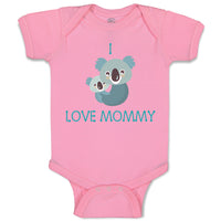 Baby Clothes I Love Mommy Cute Mom Mothers Day Baby Bodysuits Boy & Girl Cotton