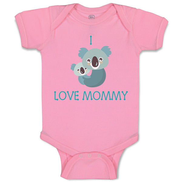 Baby Clothes I Love Mommy Cute Mom Mothers Day Baby Bodysuits Boy & Girl Cotton