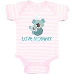 Baby Clothes I Love Mommy Cute Mom Mothers Day Baby Bodysuits Boy & Girl Cotton