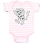 Baby Clothes Let The Wild Rumpus Start Funny Humor Style B Baby Bodysuits Cotton