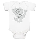 Baby Clothes Let The Wild Rumpus Start Funny Humor Style B Baby Bodysuits Cotton