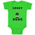 Baby Clothes Lucky Little Dude St Patrick's Irish Clover Baby Bodysuits Cotton