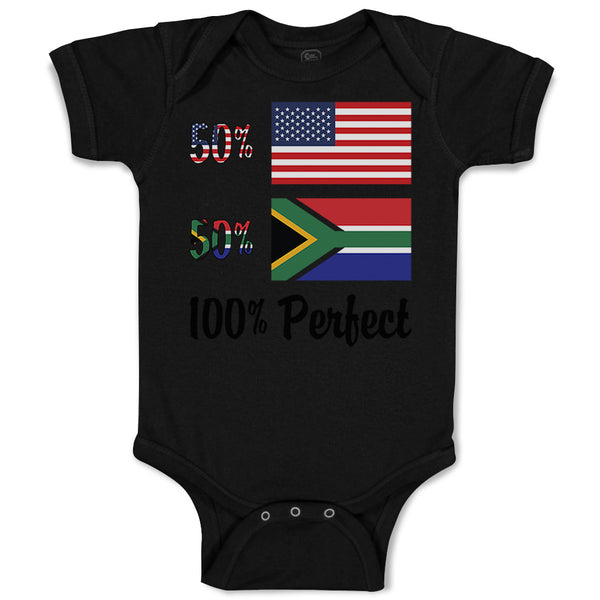 Baby Clothes 50% American South African 100% Perfect Baby Bodysuits Cotton