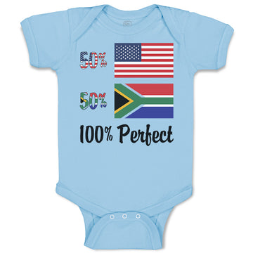 Baby Clothes 50% American South African 100% Perfect Baby Bodysuits Cotton
