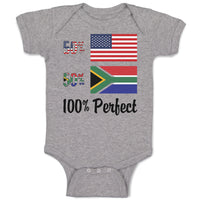Baby Clothes 50% American South African 100% Perfect Baby Bodysuits Cotton