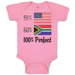 Baby Clothes 50% American South African 100% Perfect Baby Bodysuits Cotton