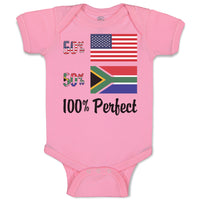 Baby Clothes 50% American South African 100% Perfect Baby Bodysuits Cotton