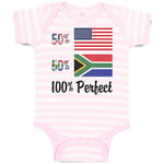 Baby Clothes 50% American South African 100% Perfect Baby Bodysuits Cotton