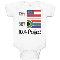 Baby Clothes 50% American South African 100% Perfect Baby Bodysuits Cotton