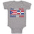 Baby Clothes Proud to Be Puerto Rican & Dominican Baby Bodysuits Cotton