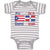 Baby Clothes Proud to Be Puerto Rican & Dominican Baby Bodysuits Cotton