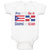 Baby Clothes Proud to Be Puerto Rican & Dominican Baby Bodysuits Cotton
