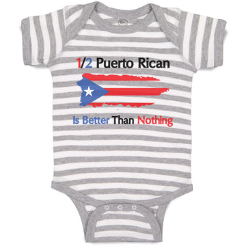 Baby Clothes Puerto Rican Is Better than Nothing Baby Bodysuits Cotton