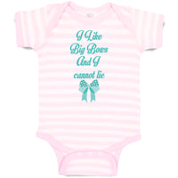 Baby Clothes I like Big Bows and I Cannot Lie Funny Humor Baby Bodysuits Cotton