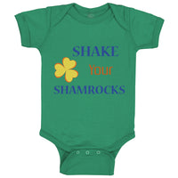 Baby Clothes Shake Your Shamrocks St Patrick's Funny Humor Baby Bodysuits Cotton
