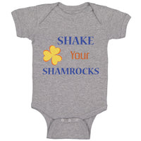 Baby Clothes Shake Your Shamrocks St Patrick's Funny Humor Baby Bodysuits Cotton