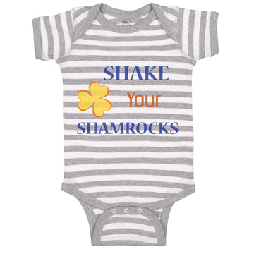 Baby Clothes Shake Your Shamrocks St Patrick's Funny Humor Baby Bodysuits Cotton
