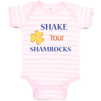 Baby Clothes Shake Your Shamrocks St Patrick's Funny Humor Baby Bodysuits Cotton