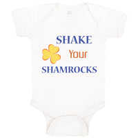 Baby Clothes Shake Your Shamrocks St Patrick's Funny Humor Baby Bodysuits Cotton