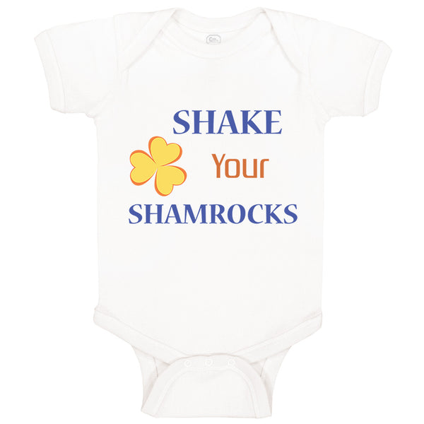 Baby Clothes Shake Your Shamrocks St Patrick's Funny Humor Baby Bodysuits Cotton