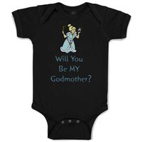 Baby Clothes Will You Be My Godmother Pregnancy Baby Announcement D Cotton