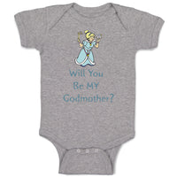 Baby Clothes Will You Be My Godmother Pregnancy Baby Announcement D Cotton