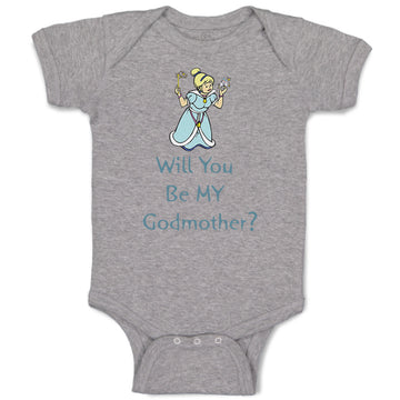 Baby Clothes Will You Be My Godmother Pregnancy Baby Announcement D Cotton