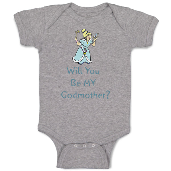 Baby Clothes Will You Be My Godmother Pregnancy Baby Announcement D Cotton